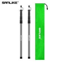 Load image into Gallery viewer, SANLIKE 2.5m Aluminium Retractable Tarp Pole Retractable Tent Pole Shelter Support Pole Tarpaulin Pole Camping Hiking Tools
