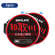 Load image into Gallery viewer, SANLIKE 2pcs 2.7m Strong and Wear-resistant Nylon Fishing Line with a Load of 0.5kg Handmade fine binding
