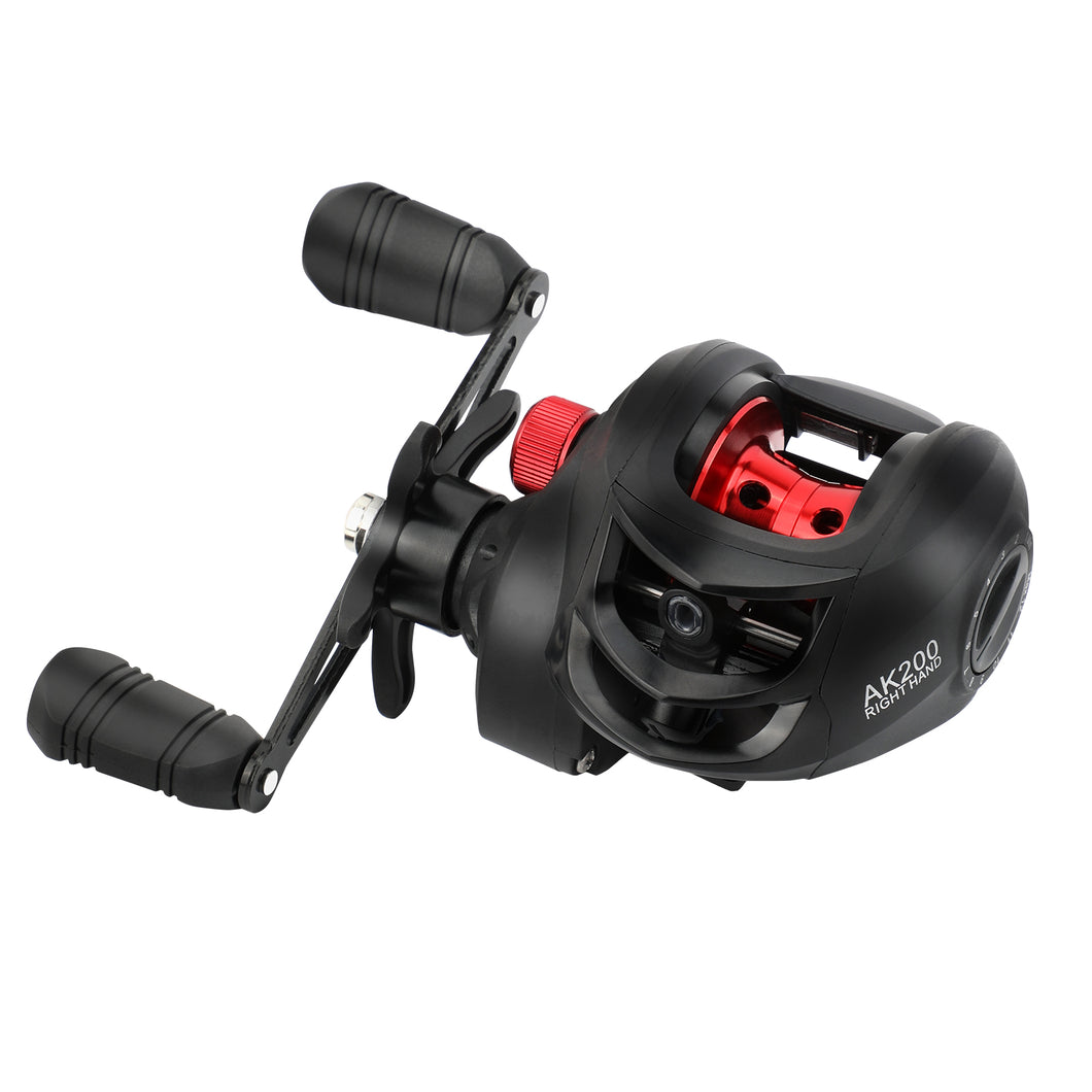 SANLIKE Baitcasting Fishing Reel Left/Right Hands Max Drag 8KG High Speed 7.2:1 Gear Ratio Saltwater Fishing Tackle