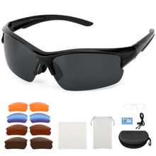 Load image into Gallery viewer, SANLIKE Interchangeable Lens Polarised Eyewear Special HD Sunglasses Night Vision Cycling Eyewear Polarised Fishing Eyewear
