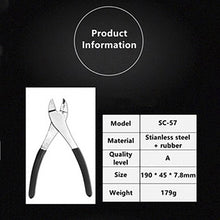 Load image into Gallery viewer, SANLIKE Stainless Steel Fishing Pliers Multifunction Pliers Fishing Pliers Non Slip Rubber Grip Fishing Tackle Tool
