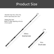 Load image into Gallery viewer, SANLIKE Retractable tent poles Adjustable tent poles Portable lightweight fibreglass tent poles for setting up camping tents
