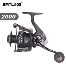 Load image into Gallery viewer, SANLIKE 8KG Max Drag Fishing Reel 5.2:1 Double-bearing EVA Handle Metal Spool Body Handle Spinning Saltwater Reel Fishing Tools
