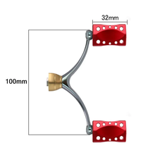 Load image into Gallery viewer, SANLIKE Aluminium Fishing Reel Handle for Daiwa Drum Reel and Baitcasting Fishing Reel Double Arm Pulley Fishing Accessories
