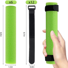 Load image into Gallery viewer, Fishing rod sponge cover can be polished EPE pearl cotton side opening protective cover fishing rod fishing tackle accessories
