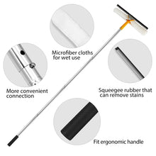 Load image into Gallery viewer, SANLIKE Windows Cleaning Brush Multifunctional Window Cleaner Telescopic Rod Outdoors Window Washing Tool Equipment
