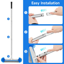 Load image into Gallery viewer, SANLIKE Pool Brush with Round Ends with EZ Clip for Cleaning Pool Walls, Steps, Inground/Above Ground Swimming Pool 10FT Pole 318CM
