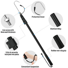 Load image into Gallery viewer, SANLIKE Adjustable Fishing Gaff -  Telescopic Sharp Fishing Hook Gaffs Durable Rust-Resistant for  Freshwater Saltwater Fishing gaff
