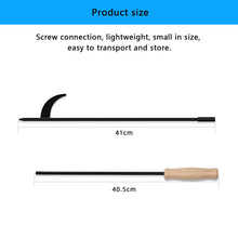 Load image into Gallery viewer, SANLIKE 81cm Heavy Duty Fireplace Poker Tool Outdoor Camping Household Wood Fire Hook Reusable Durable Firestikck
