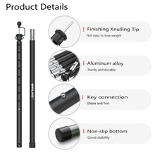 Load image into Gallery viewer, SANLIKE 4-section adjustable tarp poles camping tent poles aluminium telescopic poles for tent shelters Easy to assemble
