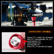 Load image into Gallery viewer, SANLIKE Fishing Reel Handle Aviation Aluminum Ultralight Corrosion Resistant Reel for Daiwa Bait Fishing Accessories Tool
