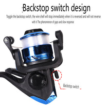 Load image into Gallery viewer, Mini 200 type small fishing reel with line fishing reel iso fishing reel fishing gear road runner spinning wheel
