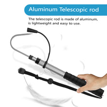 Load image into Gallery viewer, SANLIKE 60cm Telescopic Fishing Hook Stainless Steel Hook Aluminium Telescopic Pole Rubber Grip Outdoor Fishing Accessories
