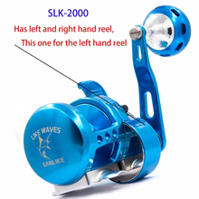 Load image into Gallery viewer, SANLIKE Trolling Ocean Reel Fly Fishing Reel Left &amp; Right Hand Max Drag 28kg 7BB+1 Bearing CNC Aluminum Alloy wear resistant
