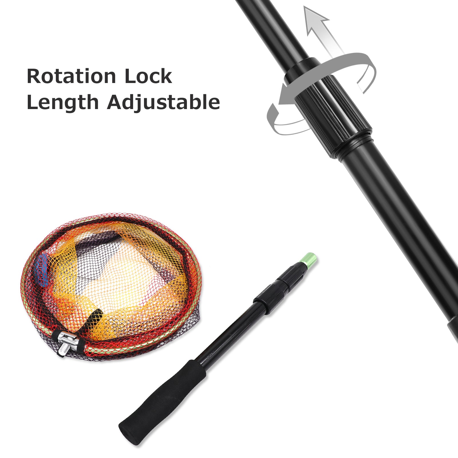 SANLIKE Fishing Net Folding Landing Net with Extra Long Telescoping Po – SANLIKE STORE
