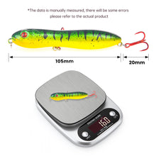 Load image into Gallery viewer, SANLIKE Fake Lures Freshwater Sea Fishing Baits Fishing Equipment 10 cm / 15.6G artificial fishing bait Snake head pencil bait
