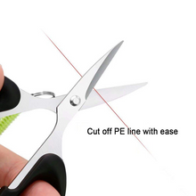 Load image into Gallery viewer, SANLIKE Fishing Scissors Multifunctional Anti-rust High-quality Stainless Steel Fishing Pliers Line Cutter Tackle Tool
