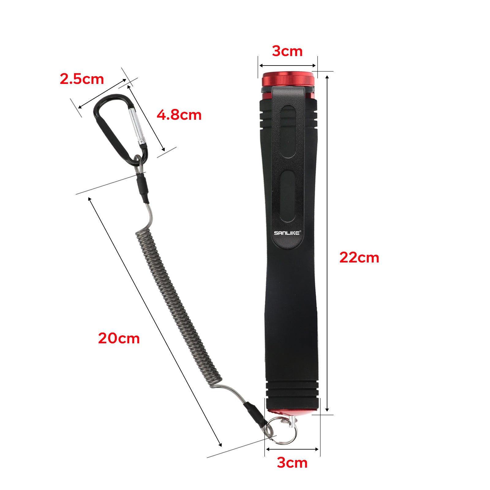 SANLIKE 5m/6m Fishing Net And Folding joint set Retractable