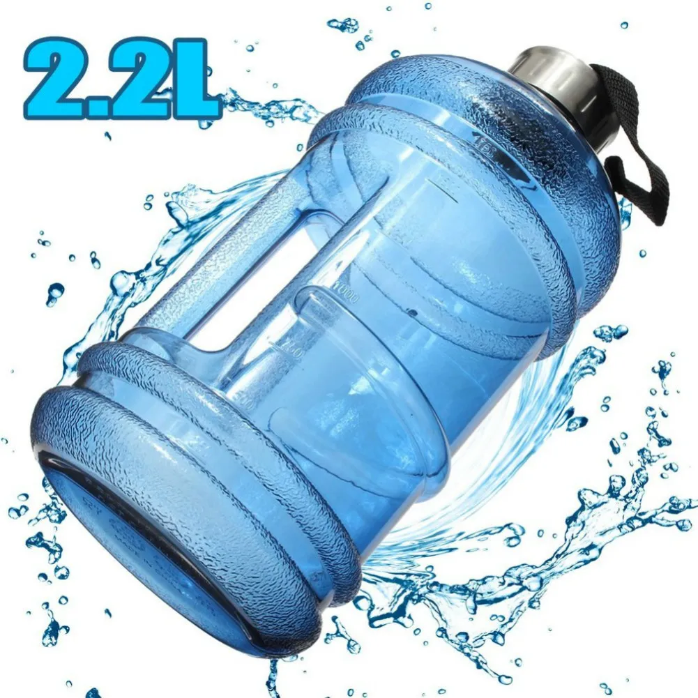 SANLIKE 2.2L Blue Large Capacity Water Bottle for Outdoor Sports