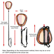 Load image into Gallery viewer, SANLIKE Fishing Landing Nets Telescoping Foldable Handle Rod Frame Pole for Carp Fishing Tackle Catching Releasing Fishing Tool
