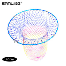 Load image into Gallery viewer, SANLIKE Fishing Net 1/2 inch thread About 12mm Aluminum frame Alloy Foldable Extending Frame Landing Dip Net Fishing Tackle
