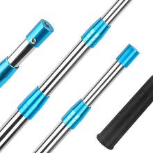 Load image into Gallery viewer, SANLIKE Telescopic Fish Gaff with Stainless Fishing Spear Hook Tackle 1.8M/2.1M Stainless Pole For Salt water Offshore Ice Tool

