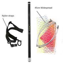 Load image into Gallery viewer, SANLIKE 3m Fishing Landing Net Carbon Fiber portable Telescopic folding Handle Pole for Carp Fishing Tackle Catching Releasing
