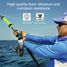 Load image into Gallery viewer, Fishing rod sponge cover can be polished EPE pearl cotton side opening protective cover fishing rod fishing tackle accessories
