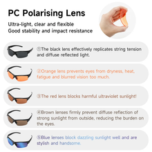 Load image into Gallery viewer, SANLIKE Interchangeable Lens Polarised Eyewear Special HD Sunglasses Night Vision Cycling Eyewear Polarised Fishing Eyewear
