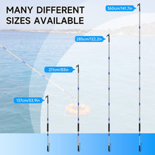 Load image into Gallery viewer, SANLIKE Boat Hooks for Docking 12FT Extension Pole Hook 9-Sections Adjustable Boat Pole Marine Dock Stick Pontoon Boat Hook Pole
