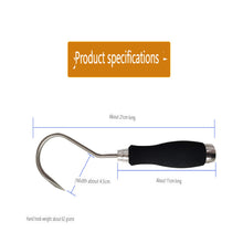 Load image into Gallery viewer, Hook Fish Catch Sorting Hand Hook Small Hooker Sea Fishing Ice Fishing Boat Fishing Stainless Steel Gear Fishing Tools
