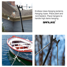 Load image into Gallery viewer, SANLIKE 1.45M Boat Hooks Shrinking Length 85CM for Docking Telescopic Pole Hooks Telescopic Boat Poles Boat Accessories
