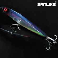 Load image into Gallery viewer, SANLIKE Pencil Sinking Fishing Lure Weights 10g 8cm Bass Fishing Tackle Lures Fishing Accessories Saltwater Lures Fish Bait
