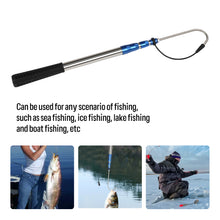 Load image into Gallery viewer, SANLIKE Telescopic Fish Gaff Pole with Stainless Sea Fishing Spear Hook Tackle Rubber Handle for Saltwater Offshore Tool
