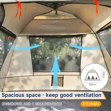 Load image into Gallery viewer, SANLIKE Automatic Camping Tent is equipped with an automatic hydraulic canopy system for camping,travel or beach activities
