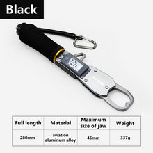 Load image into Gallery viewer, SANLIKE Fishing Gripper Hand Grip Portable With Electronic Scale Fish Grip Lip Control Tool Plier Nipper Pincer Tackle
