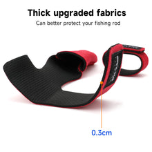 Load image into Gallery viewer, SANLIKE 6Pcs Fishing Rod Tie Holder Straps Reusable Elastic Bandage Belts Fastener Protector Cap Fishing Tools Accessories
