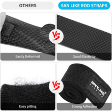 Load image into Gallery viewer, SANLIKE 10 Pcs Fishing Rod Ties Bracket Strap Belt Waistband Sling Fastener Elastic Bandage Fishing Accessories Tackle Tools
