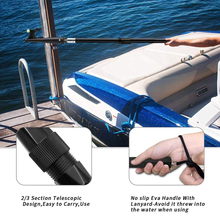 Load image into Gallery viewer, SANLIKE Boat Hooks for Docking Telescoping Pole Hook Telescopic Boat Pole With Luminous BeadLight Weight Floating Boat Part
