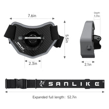 Load image into Gallery viewer, SANLIKE Fishing Top Waist Protection Fishing Boat Waist Belt Rod Belly Top Outdoor Adjustable Waist Fish Pole
