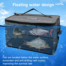 Load image into Gallery viewer, SANLIKE Portable Floating Fishguard Net Protection Fishing Basket Sea Fishing Rock Fishing Protection Live Fish Bucket Quick Dry
