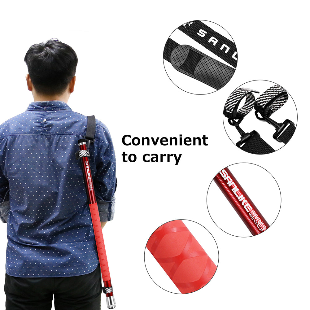 SANLIKE Fishing Net 5m 6m Carbon Long Handle Telescopic
