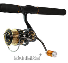 Load image into Gallery viewer, SANLIKE Corrosion-Resistant Sea Fishing Reel Handle Aviation Aluminum for Shimano Special Spinning Reels Bait Reel Handle
