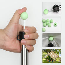 Load image into Gallery viewer, SANLIKE Sky Curtain Rod Top Rod Anti-Lightning Luminous Beads Outdoor Camping Tent Accessories 10pcs
