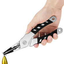 Load image into Gallery viewer, SANLIKE Aluminium Fishing Plier Tungsten Carbide Knife Rustproof Fish Hook Removal Line Cutting Fish Grabber Fishing Accessories
