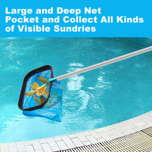 Load image into Gallery viewer, SANLIKE Pool Cleaning Net Skimmer Multifunctional Outdoor Fine Mesh Professional Telescopic Pole Swimming Cleaning Tool

