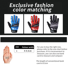 Load image into Gallery viewer, SANLIKE Cycling Gloves Touch Screen Cycling Gloves Non-slip Breathable Mountaineering Sports Fitness Outdoor Gloves
