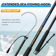 Load image into Gallery viewer, SANLIKE Carbon Fiber Fishing Gaff S316 Stainless Steel Hook Non-slip Handle
