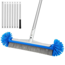 Load image into Gallery viewer, SANLIKE Pool Brush with Round Ends with EZ Clip for Cleaning Pool Walls, Steps, Inground/Above Ground Swimming Pool 10FT Pole 318CM
