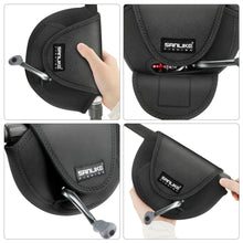 Load image into Gallery viewer, SANLIKE Black EVA Rod Protector Fishing Reel Bag Spinning Reel Bag Velcro Fishing Reel Protective Cover
